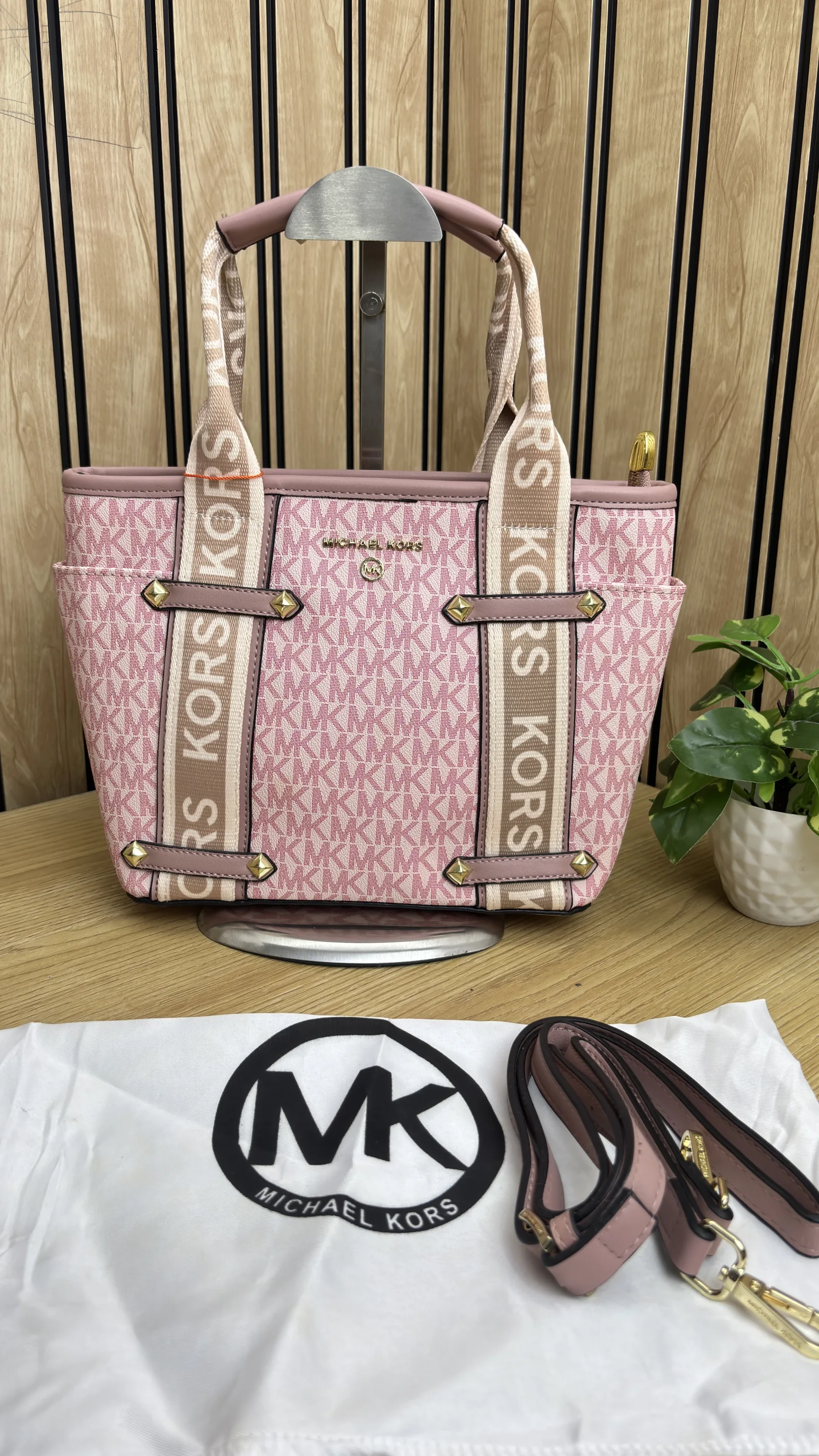 MK MAEVE SMALL LOGO TOTE BAG
