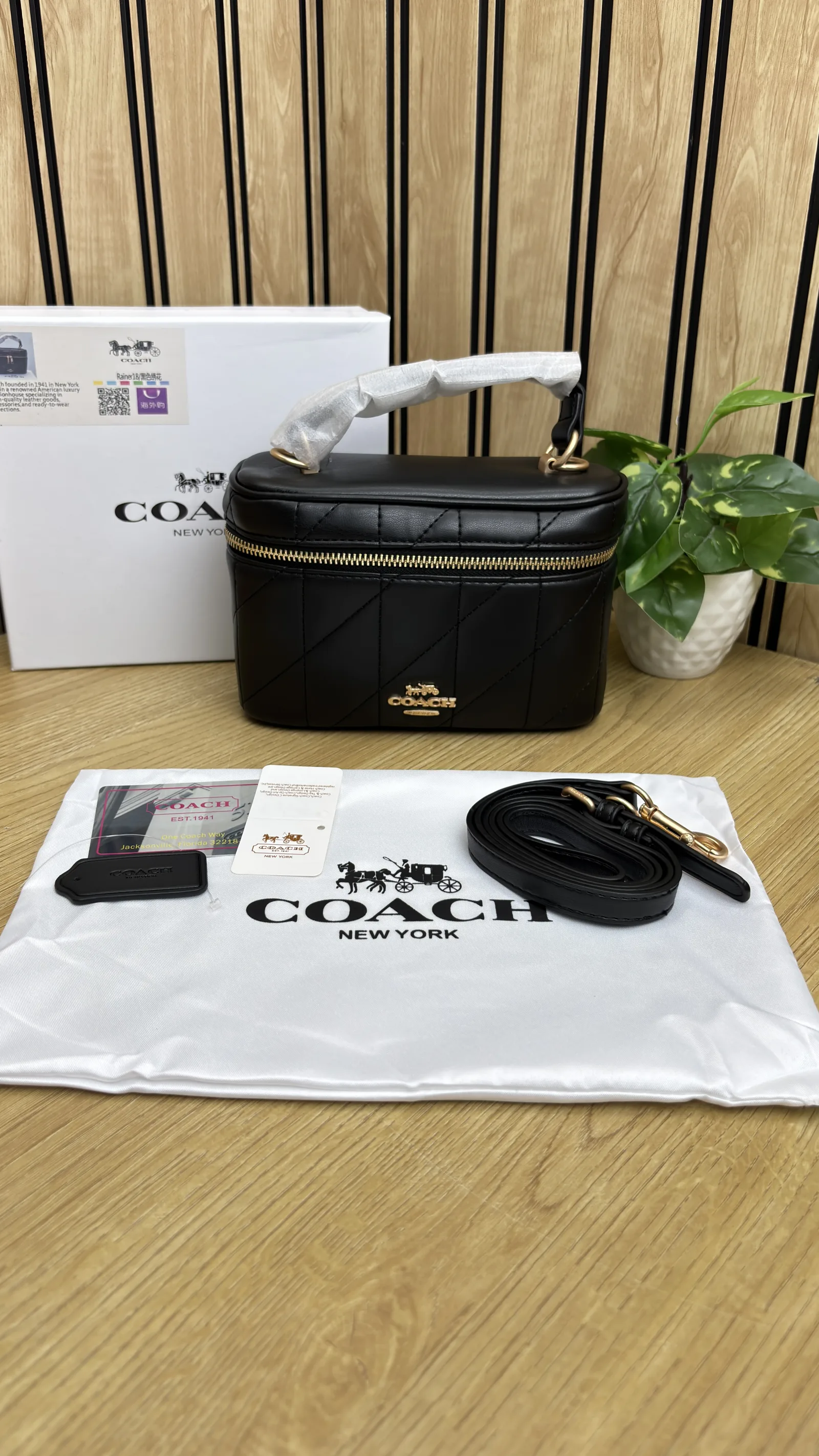 COACH RAINER VANITY STYLE CROSSBODY BAG