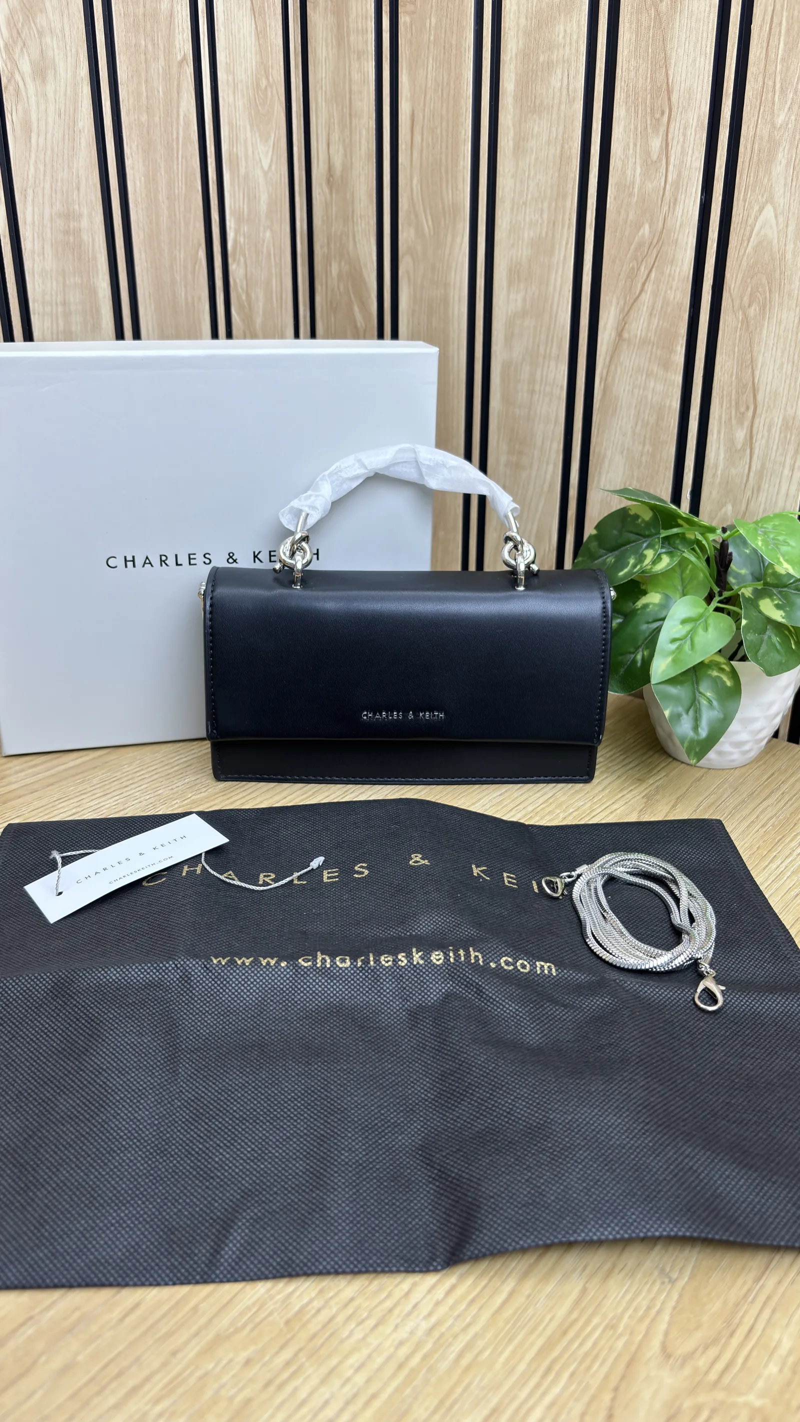 CHARLES & KEITH KRISTINE TOP HANDLE BAG